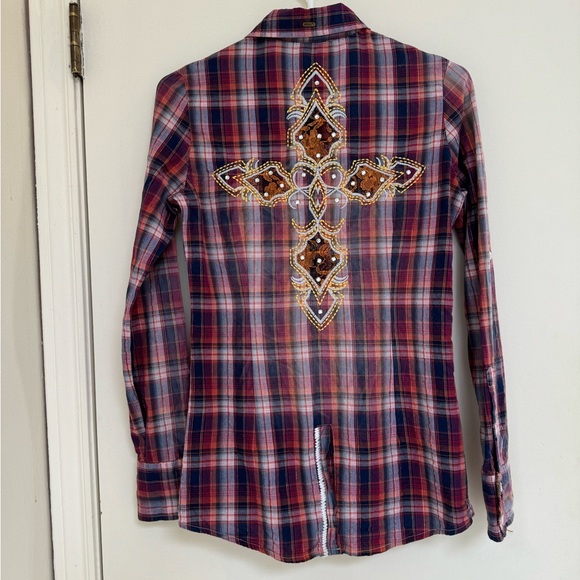 Roar button down western shirt. - Picture 2 of 5
